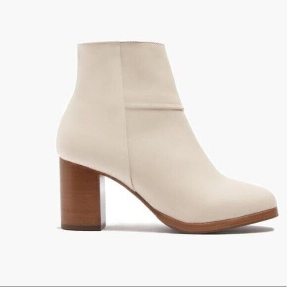 Thursday Boot Co Daisy Modern Boots Sz 8 /38.5 Zipper Leather Bootie NEW